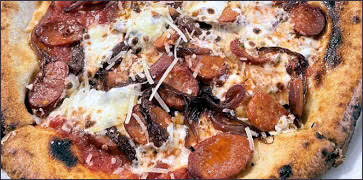 Wood Fire Sausage Pizza
