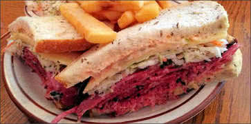 Pastrami and Corned Beef on Rye