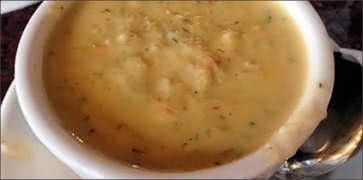 Seafood Mirliton Soup
