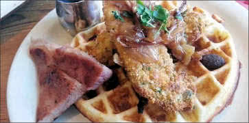 Buttermilk Waffle with Fried Chicken