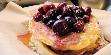 Cherry Pecan Griddle Cakes