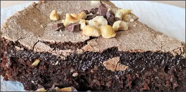 Chocolate Hazelnut Merengue Cake