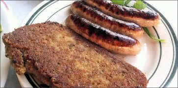 Scrapple with Sausages