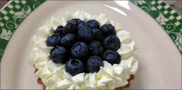 Blueberry Mascarpone Tart