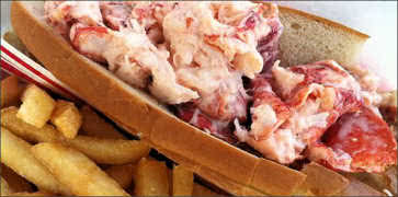 Lobster Roll and Fries
