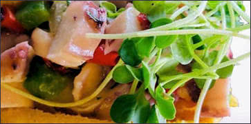 Squid Salad Arepa