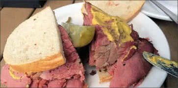 Montreal Style Smoked Meat Sandwich
