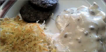 Country Scrambler - Fried Steak with Eggs