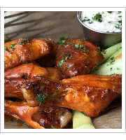 Fiery Apple Wings at Citizen Cider