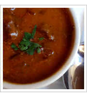 Borsch Beet Soup at Cafe Polonia