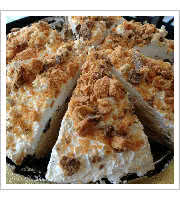 Butterfinger Pie at Athenas Greek Cafe and Bakery