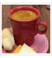 Caribbean Pumpkin Soup at Sagewood Cafe