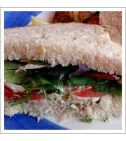 Chicken Salad Sandwich at The Leaping Lizard Cafe