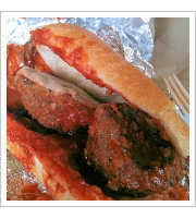 Meatball Sub at Moochies Meatballs and More