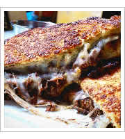Short-Rib Grilled Cheese at Whiskey Street