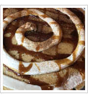 Cinnamon Swirl Pancake at Herms Inn
