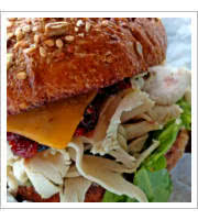 Turkey Club Special Sandwich at Woodrows Sandwich Shop