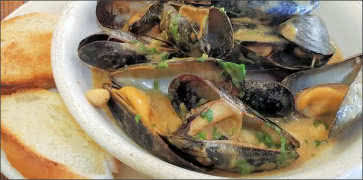 Mussels with Toast