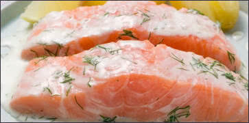 Salmon with Tarragon Cream