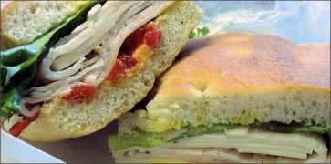 Turkey and Provolone Sandwich