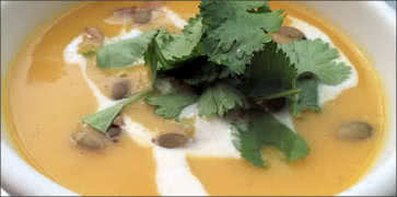 Sweet Potato Soup with Coconut Milk