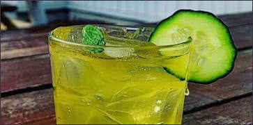 Muddled Cucumber Cocktail