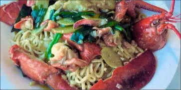 Lobster and Noodles