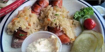 Sausages at Eva's European Sweets