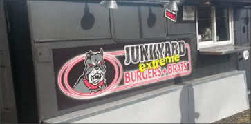 Junkyard Extreme Burgers and Brats