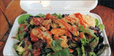Seafood Shawarma Salad