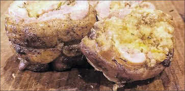 Brioche & Sausage Stuffed Chicken Thighs