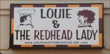 Louie and the Redhead Lady