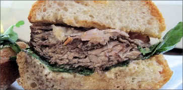 Marinated Flank Steak Sandwich