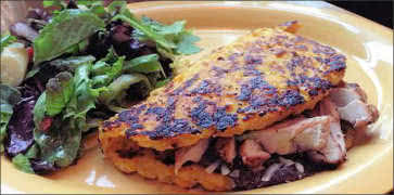Grilled Chicken Cachapa