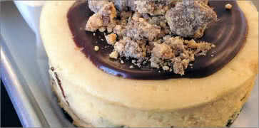 Peanut Butter Cheesecake with Chocolate Chips