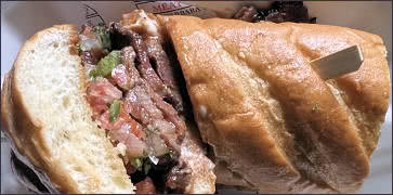 Oak Smoked Tri-Tip Sandwich