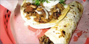 Taco al Pastor and Arabe