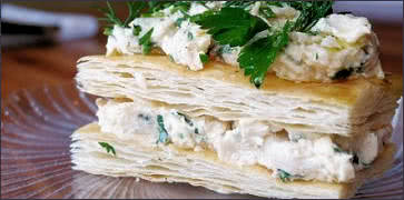 Smoked Fish Mille-Feuille