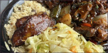 Caribbean Oxtails and Cabbage