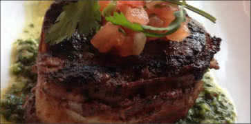 Ribeye Steak wrapped in Bacon