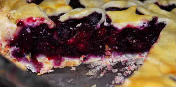 Slice of Blueberry Pie